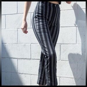Brandy Melville Tilden pants ~ Black & White Stripes
